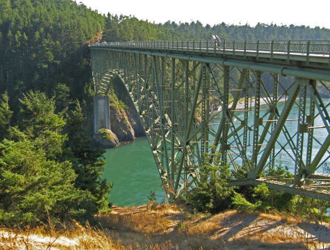 Bridge at Deception Pass in Washington State