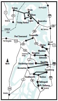 Washington State Ferry Routes