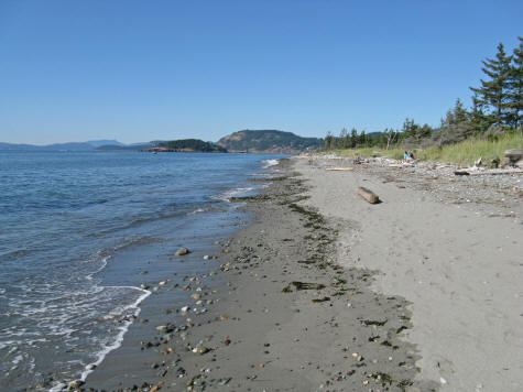 Beach at Whidbey Island State Park
